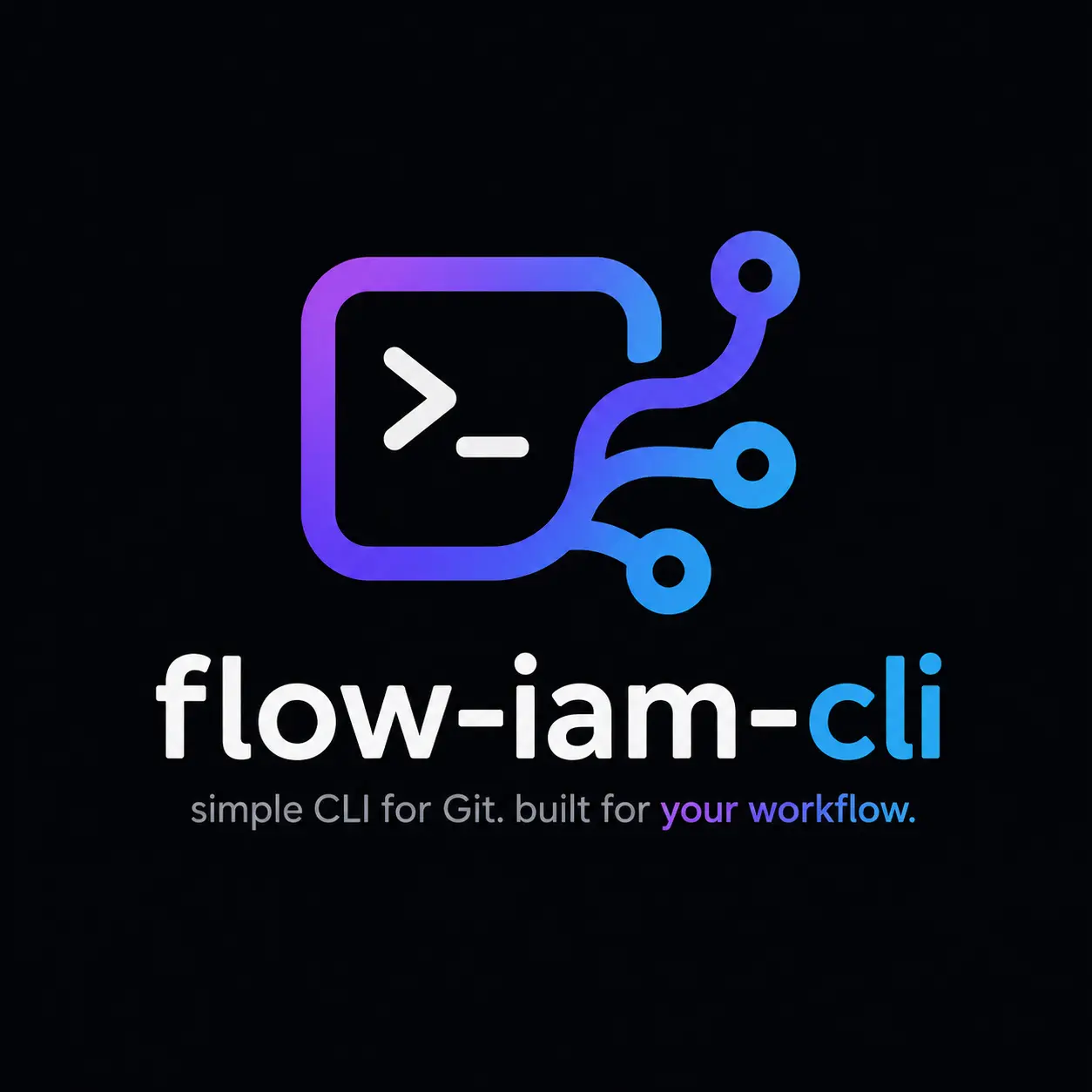flow-iam — Git Workflow CLI