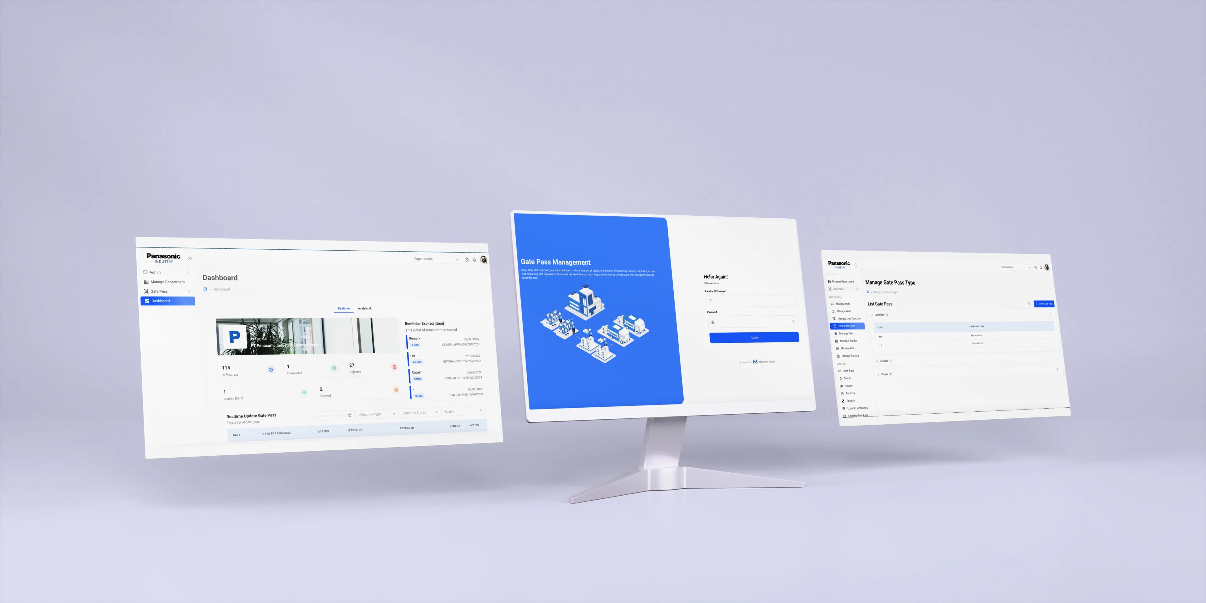Panasonic Dashboard ERP