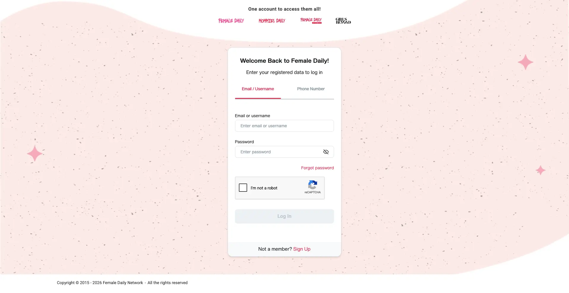 Female Daily — Single Sign-On (SSO)
